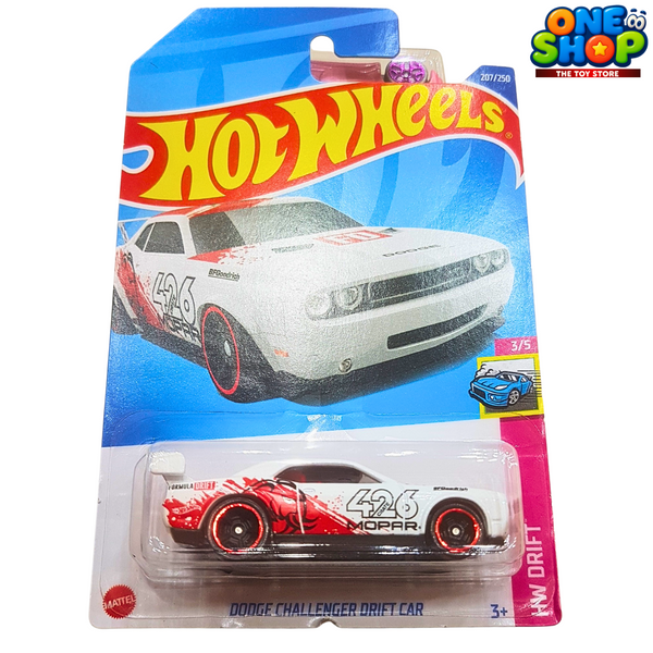 🏁 Hot Wheels Dodge Challenger Drift Car – HW Drift Series | Muscle Drift Die-Cast Car for Kids & Collectors (3+)
